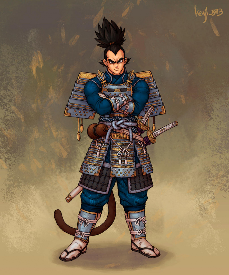 15 Dragon Ball Z-Charaktere erhalten ein neues Design im Samurai-Stil