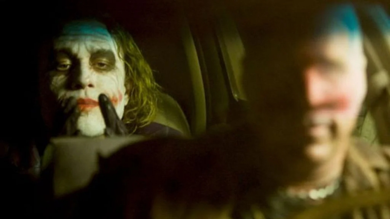   Heath Ledger's Joker in The Dark Knight