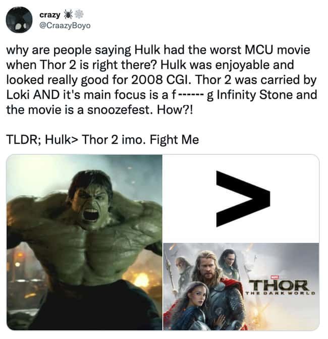 Hulk er bedre end Thor 2