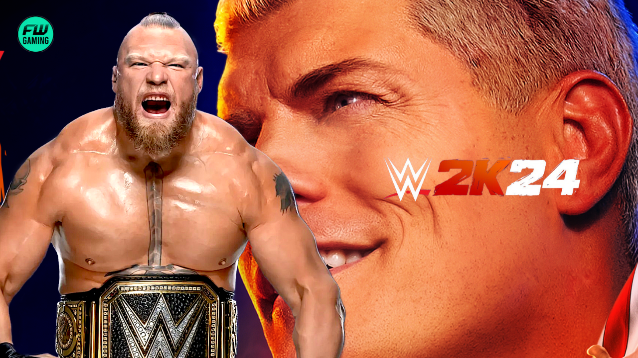 De hecho, Brock Lesnar está incluido en WWE 2K24, pero hay un problema