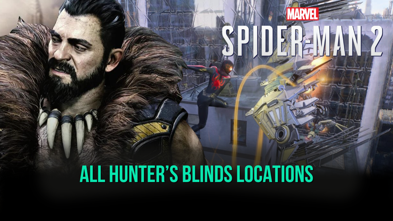 Plassering av alle Hunter Blinds og baser i Marvels Spider-Man 2