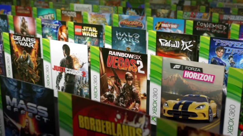   כמה משחקי Xbox 360 קלאסיים.