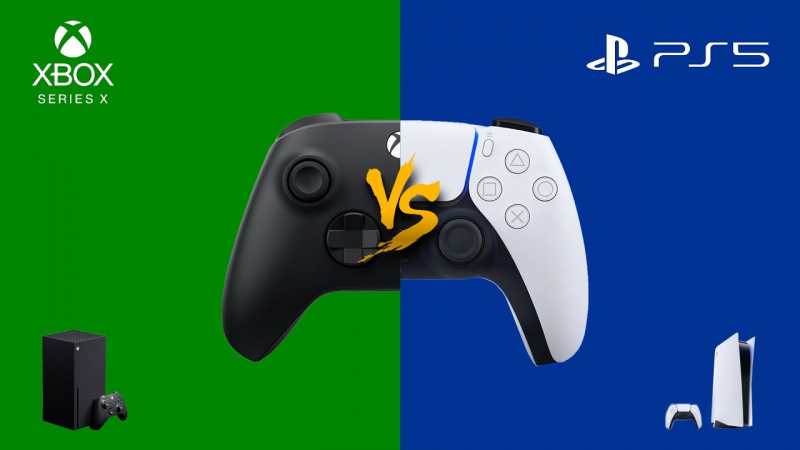   Microsoft's X Box and Sony's PS5