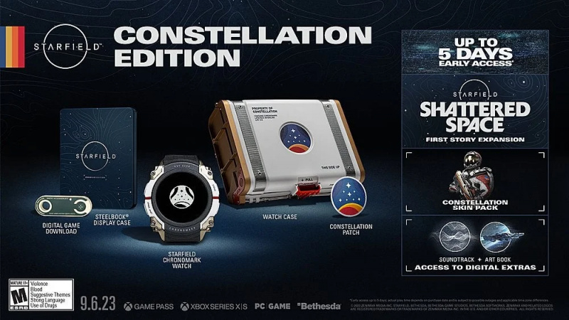  Starfield Constellation Edition- הגרסה הגדולה והנוצצת של המשחק