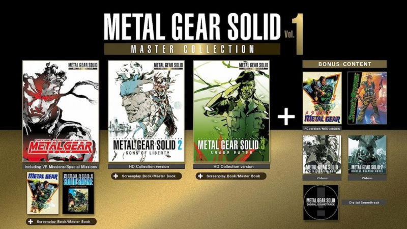 Konami paaiškina, kaip ji spręs su Metal Gear Solid Master Collection Vol. 1 Po paleidimo