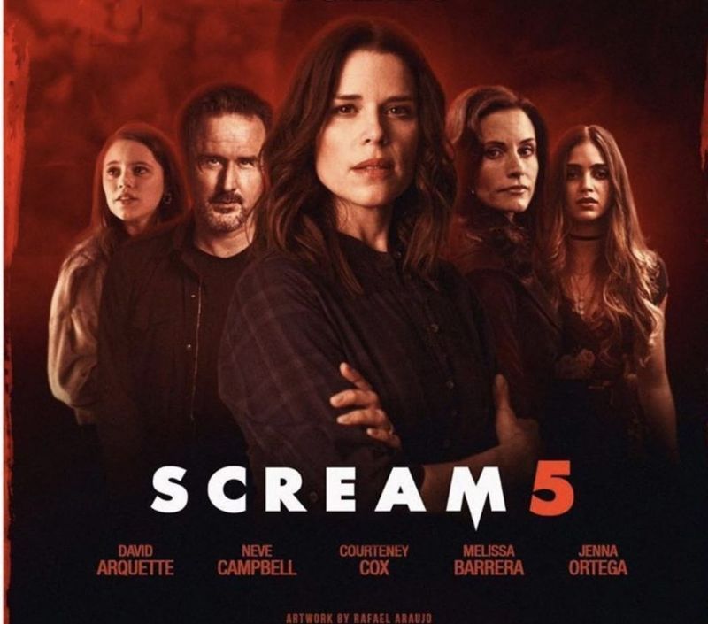 Плакат на Scream 5
