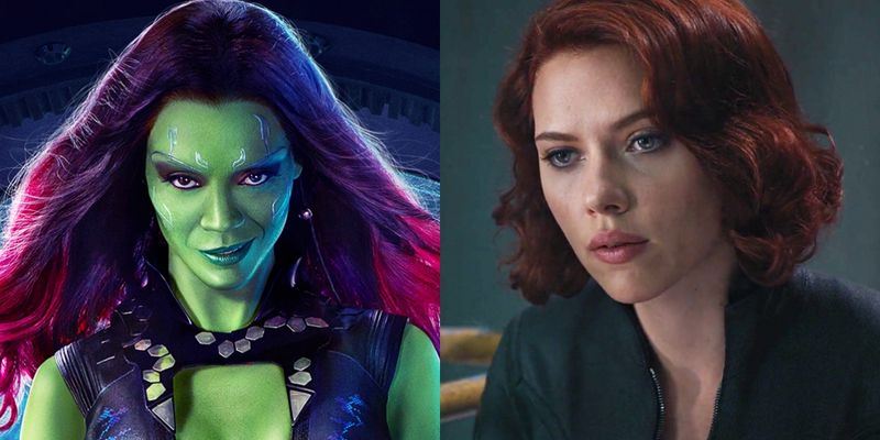 Gamora és Black Widow Infinity Saga karakterei