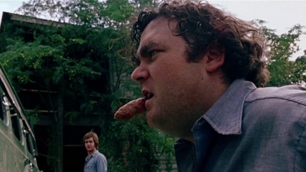 Franklin Hardesty fra The Texas Chain Saw Massacre (1974) var veldig irriterende.