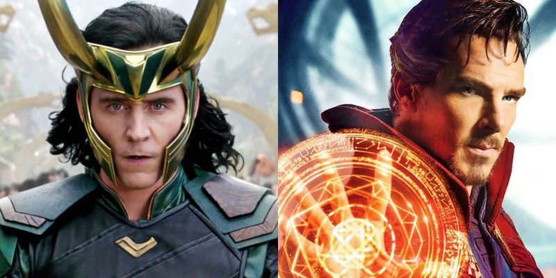 Loki ja Doctor Strange MCU Duot