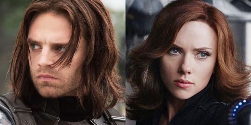 Bucky Barnes ja Natasha Romanoff MCU Duot