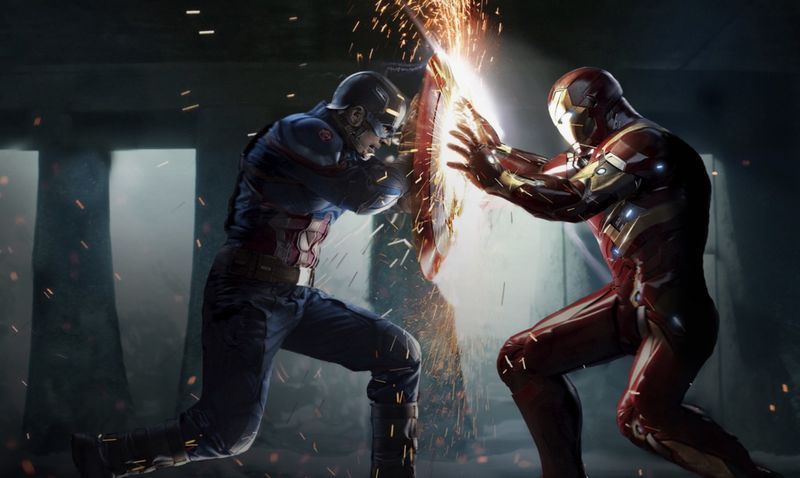 Marvel sa postavil proti vrcholnému boju medzi Captain America a Iron Manom ​​v občianskej vojne
