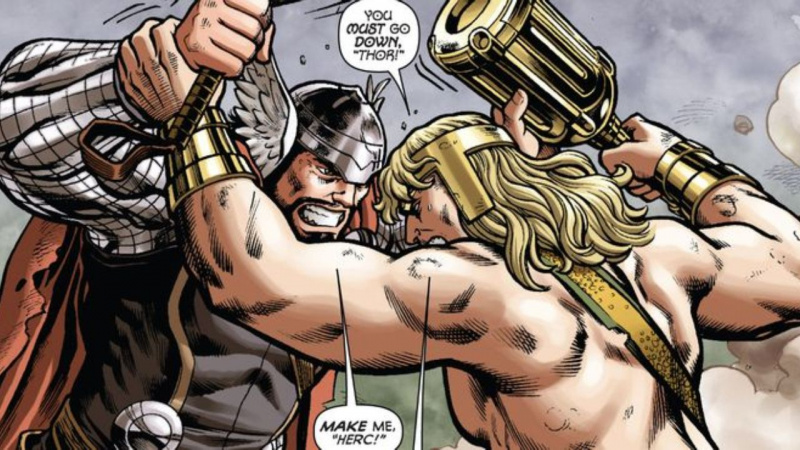   Thor vs Hércules - Enfrentamientos