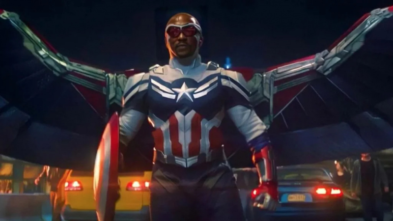   O nouă imagine din seturile Captain America: New World Order, distribuită de Anthony Mackie