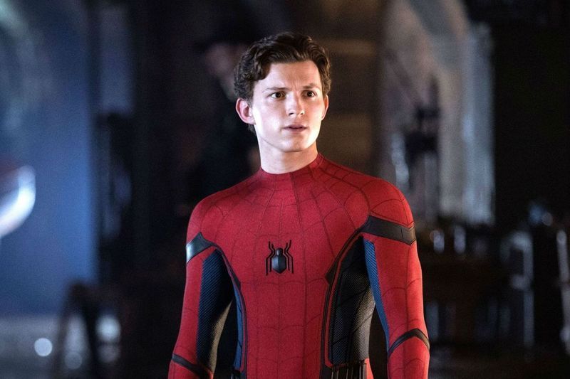 Tom Holland vo filme Spider-Man: Homecoming