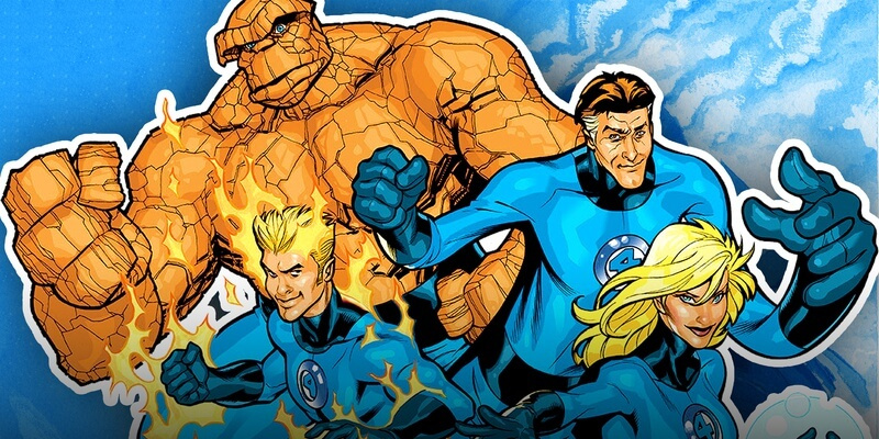   Fantastic Four fra tegneserien.