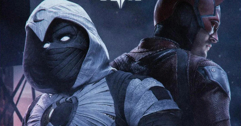   Daredevil, Marvel Fan'da Moon Knight'a Katılıyor's Stellar Midnight Suns Fan Art