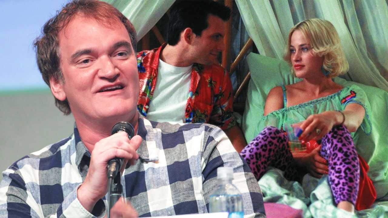 De 25-jarige Quentin Tarantino verkocht een waar-romantisch script voor minder dan het jaarsalaris van een taxichauffeur