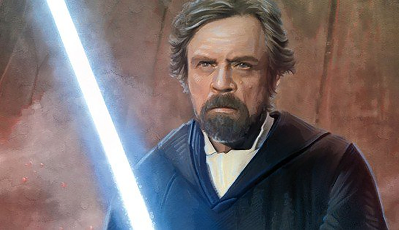 Por qué Luke usó un sable de luz azul en el final de 'Star Wars: The Last Jedi'