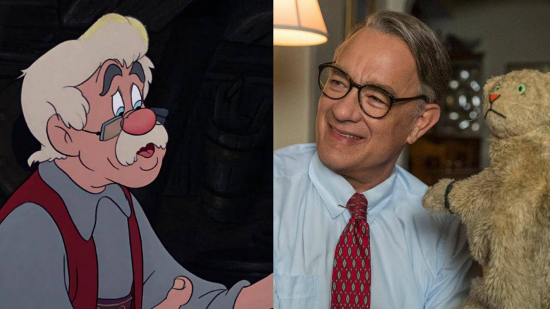  Tom Hanks játssza Geppettot a Disney-ben's Pinocchio.