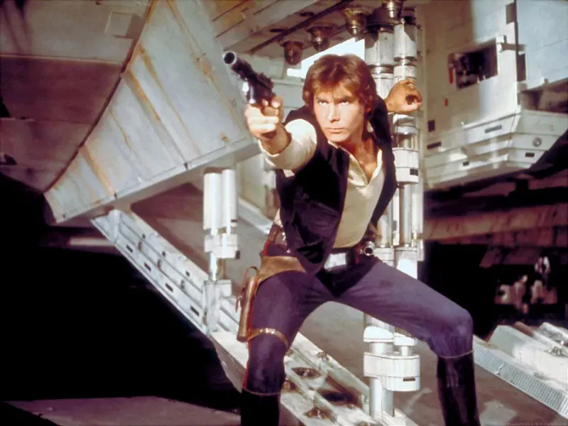 Harrison Ford, care a perceput 65.000.000 de dolari pentru Indiana Jones, a acceptat să facă un film pentru 10.000 de dolari în franciză Star Wars