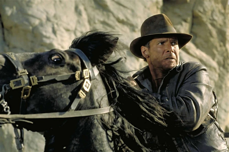  Harrison Ford in „Indiana Jones“ und „Der letzte Kreuzzug“.