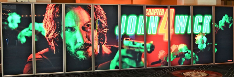   Offizielles Poster zu John Wick 4 auf der CinemaCon in Las Vegas