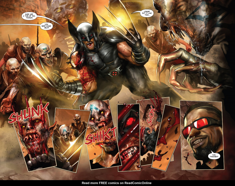  Marvel Comics: Blade and Wolverine