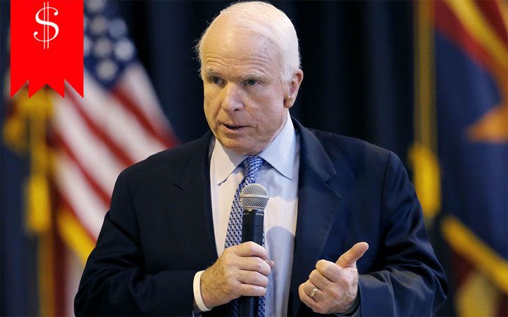 Das Vermögen des Senators von Arizona, John McCain, im Jahr 2017, kennt sein Gehalt, seine Karriere und sein verschwenderisches Leben