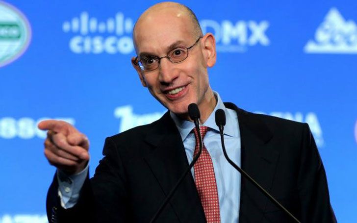 Il commissario NBA Adam Silver's Blissful Married life with Wife of three years Maggie Grise