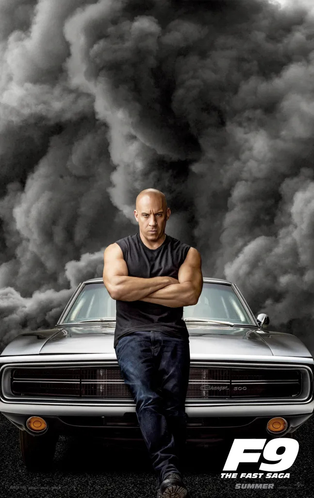  Fast & Furious poster met 9 personages