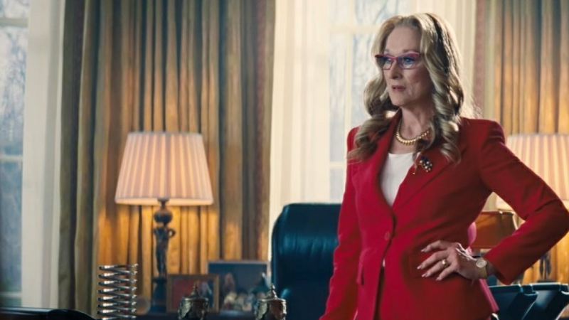   Meryl Streep como presidente em Don't Look Up