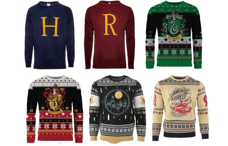 새로운 Harry Potter 'Ugly'크리스마스 스웨터 라인업이 LED로 출시되었습니다.