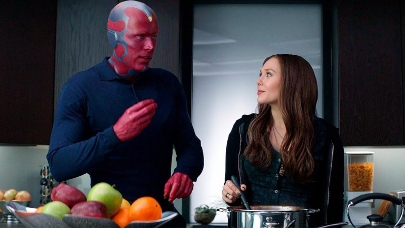   Wanda e Visão -"Is That Paprikash?" Kitchen Scene - Captain America: Civil War - Movie CLIP HD - YouTube