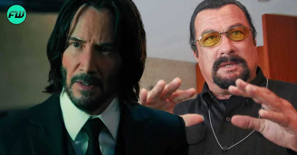Steven Seagal înlocuiește iconița de acțiune Keanu Reeves în franciza John Wick de 991 de milioane de dolari după capitolul 4 din trailerul parodiei „John Thick”