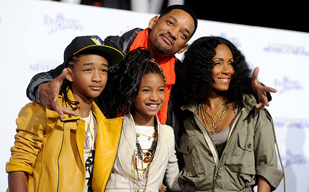   Will Smith skupaj z družino