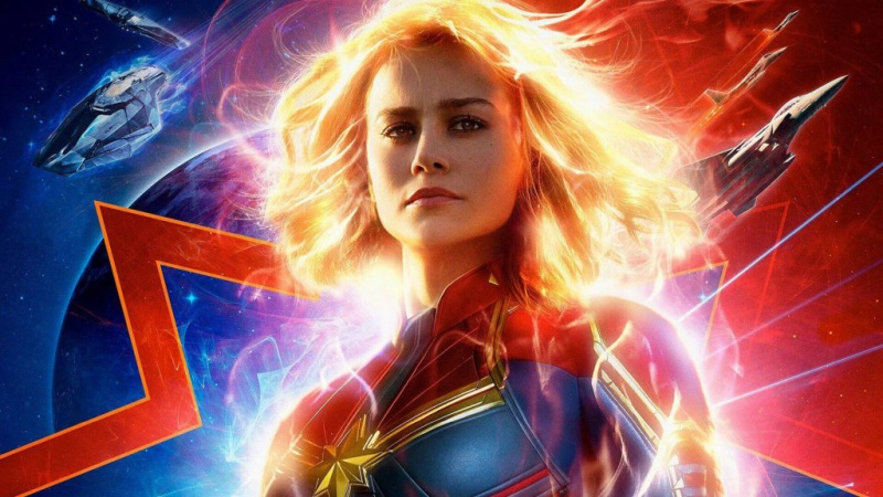   Brie Larson som Captain Marvel i et stillbillede fra Captain Marvel (2019)