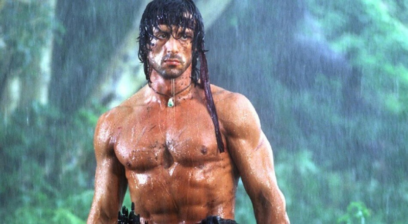   Sylvester Stallone hahmona John J. Rambo