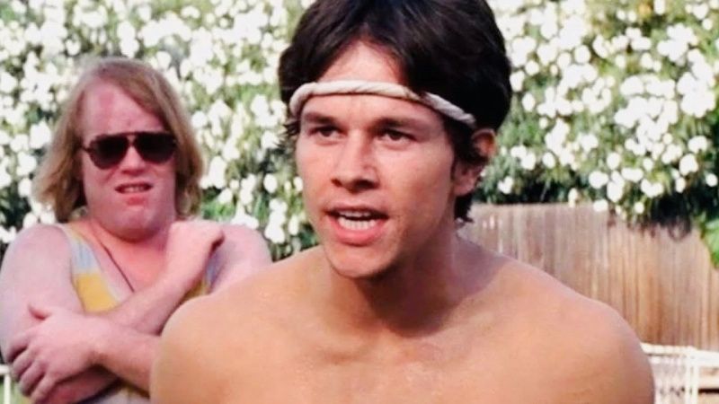   Mark Wahlberg interpretou uma estrela pornô em ascensão em Paul Thomas Anderson's Boogie Nights