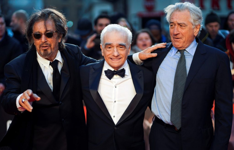   Al Pacino, Martin Scorsese en Robert De Niro