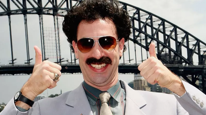   Sacha Baron Cohen ako Borat
