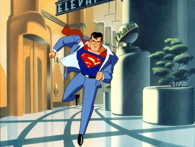 Alex Ross는 Superman: The Animated Series 에피소드에 만화 전설 Jack Kirby의 '카메오'가 포함된 에피소드에 감사를 표했습니다. '저희 아버지와 저는 장례식 장면에 애니메이션으로 등장했습니다.'