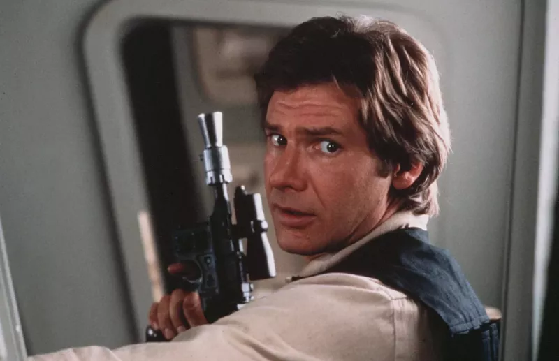   Harrison Ford nel ruolo di Han Solo