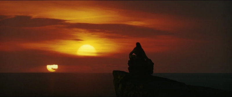   The"Sunset Sacrifice" scene in The Last Jedi