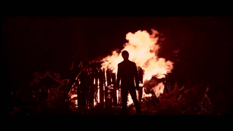   ดาร์ ธ เวดอร์'s Funeral Pyre in Return of Jedi, star wars
