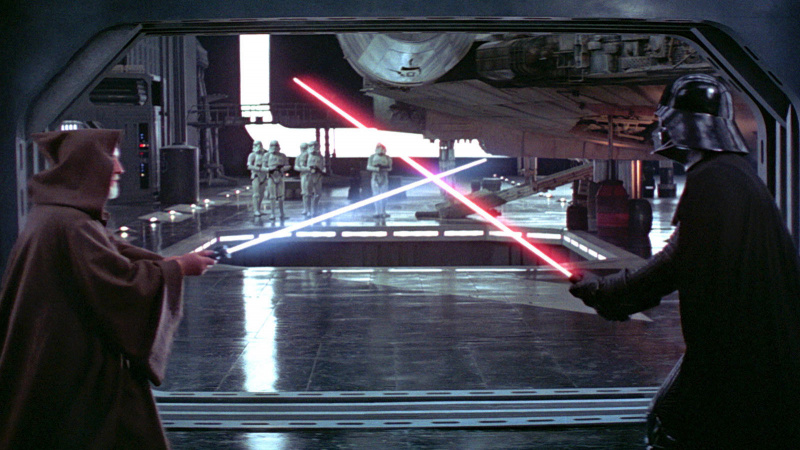   El enfrentamiento entre Obi-Wan y Darth Vader