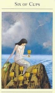 6 of Cups Mythisches Tarot