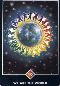 10 iš Rainbow We Are The World Osho Zen Tarot