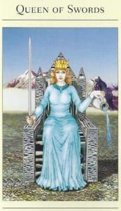 Tarot mythique de la reine des épées