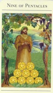 9 van Pentakels Mythische Tarot